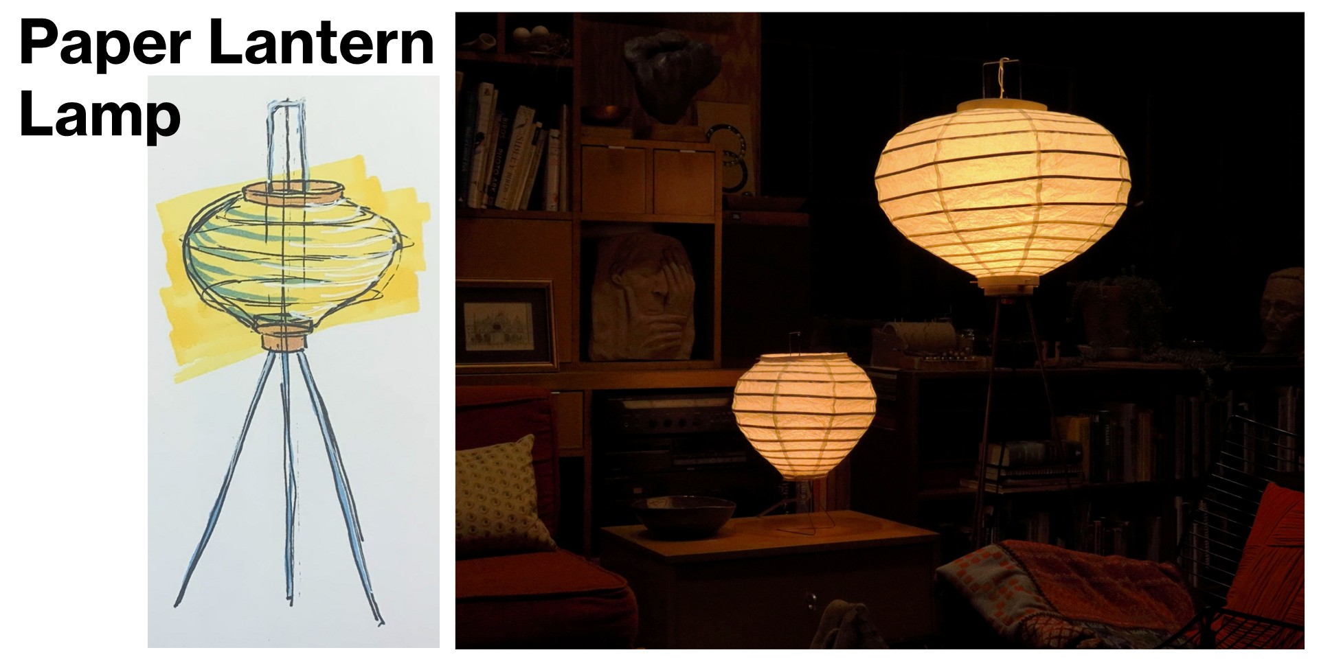 Paper Lantern Lamps